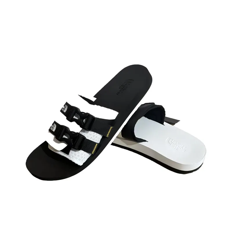 THE NORTH FACE Slip Resistant Slide Slippers Men's Black White-2