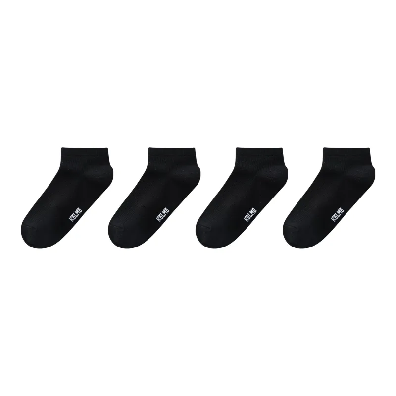 KELME Knee High Socks Unisex Box 4 Pack White-13