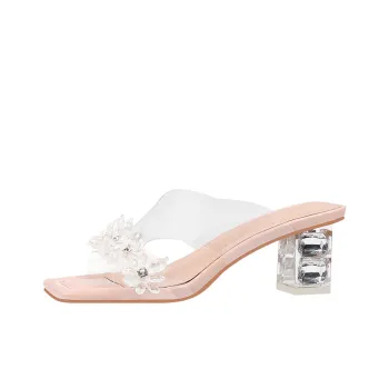 WUDASHU Slide Slippers Women's White