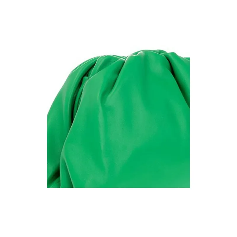 Bottega Veneta Cow Leather Cloud Bag Clutch Women's Green-3