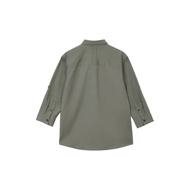 JACK JONES· Lapel Shirt Unisex Agave Green-1