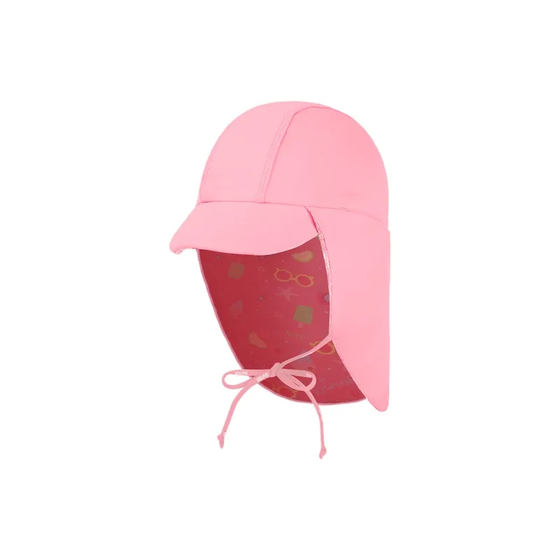UV 100 Cool Elastic Knitted Fabric Printed Elastic Knitted Fabric Sun Protection Hats Kids'-0