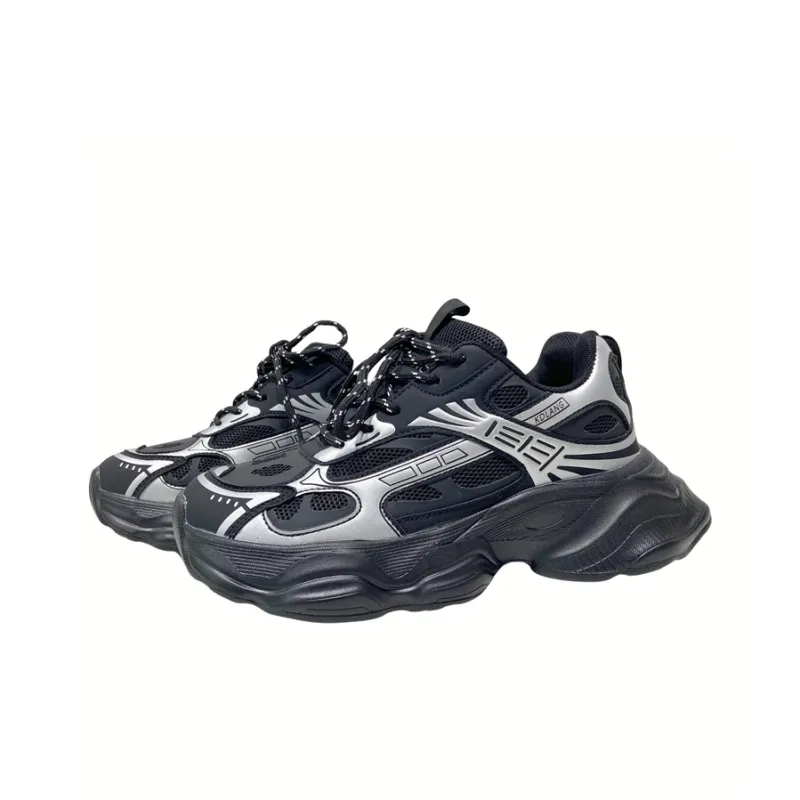 MQGAll Anti-Slip And Wear-Resistant Breathable Low-Top Chunky Sneakers Unisex-6