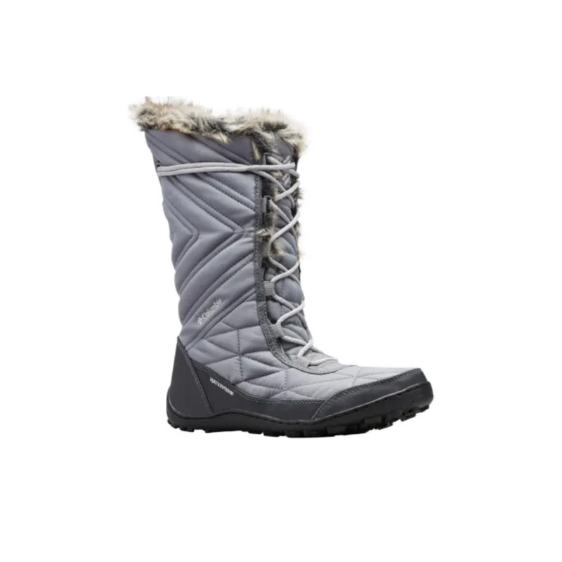 Columbia MINX MID III Cushioned Anti-Slip Wear-Resistant And Water-Resistant High-Top Outdoor Shoes Women's Gray-1
