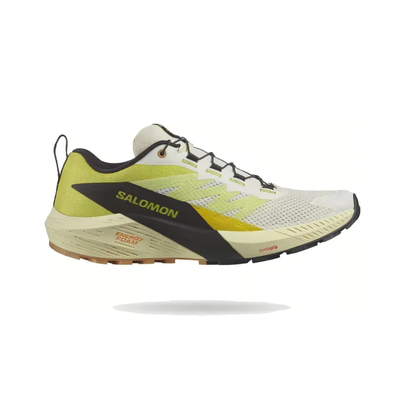 SALOMON Women's Sense Ride 5 'Vanilla Ice Sulphur Spring'-1