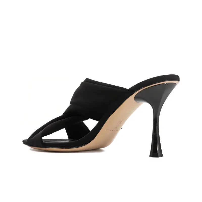 STUDIO AMELIA Rubber Sole Slide Slippers Women's Black-2