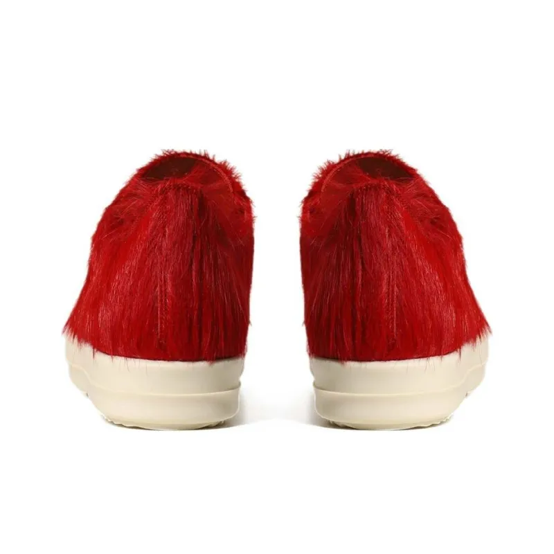 RICK OWENS Fur-design Sneakers-4