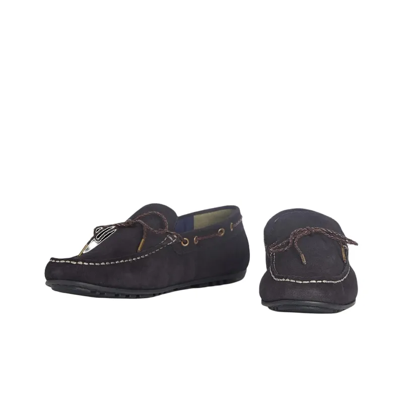 BARBOUR Boat Shoes Men's Marine Blue-4