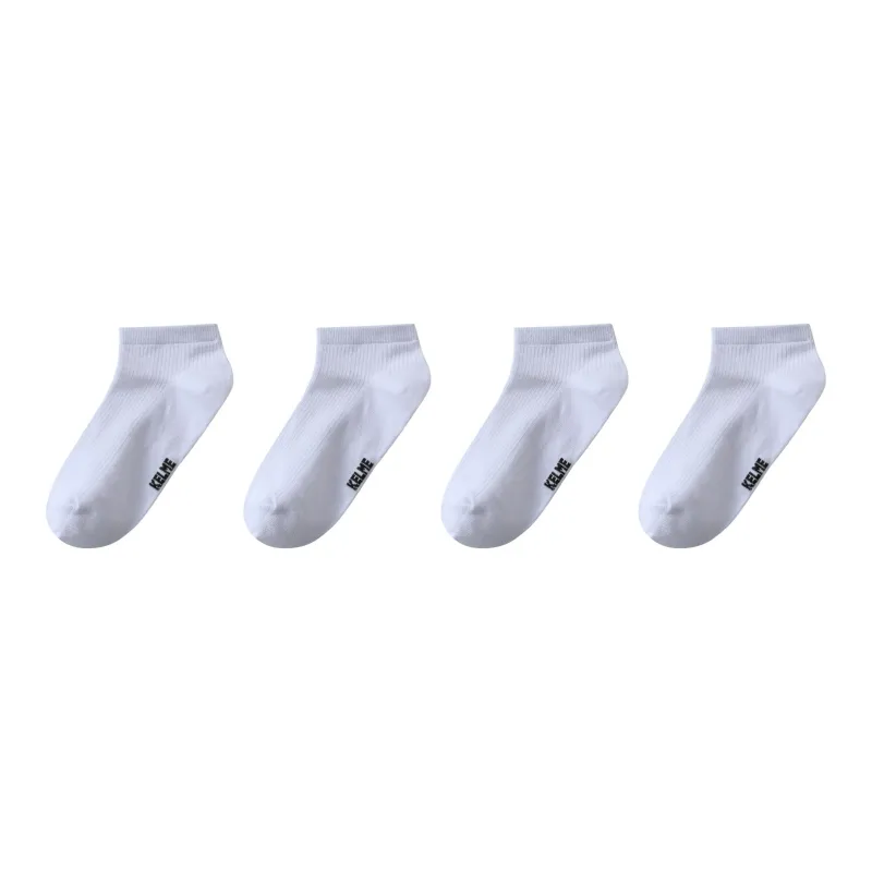KELME Knee High Socks Unisex Box 4 Pack White-14