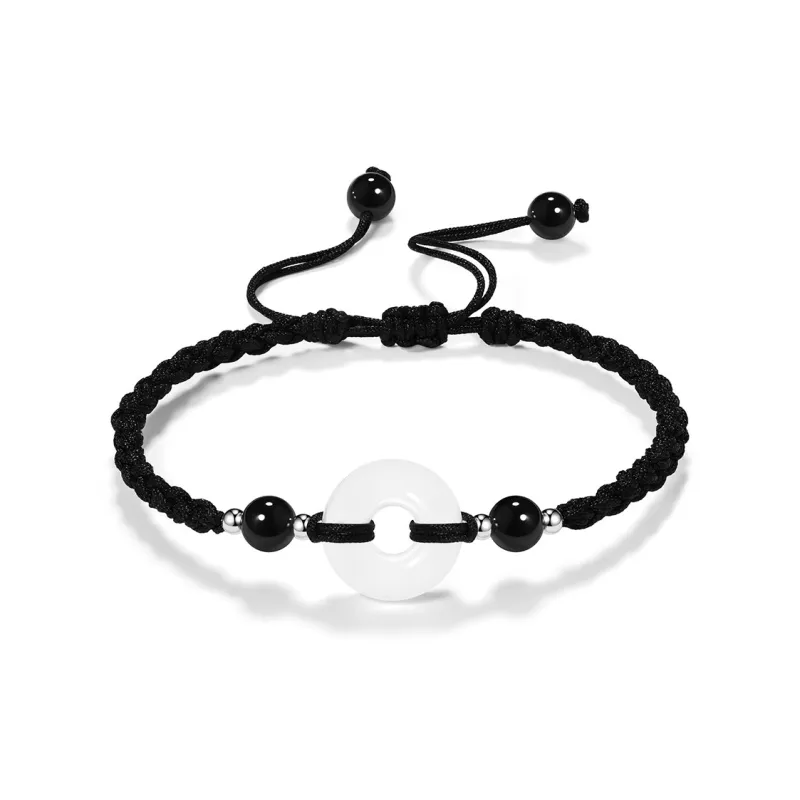 NRO Multicolor Cord Fortune Bead Bracelet Pair Unisex-11