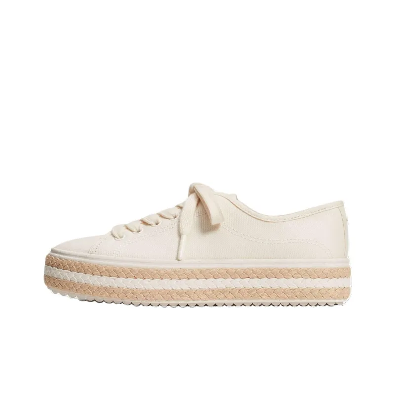 Kate Spade Low-Top Skateboard Shoes Women's Beige-0