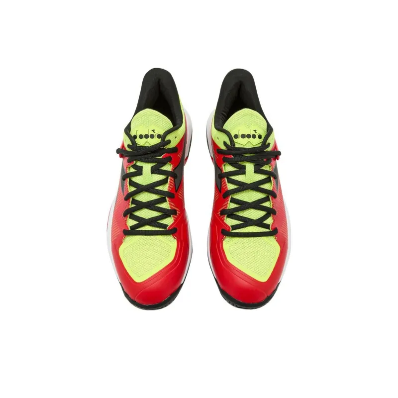 diadora B.Icon 2 AG 'Yellow Fluorescent Fiery Red'-2