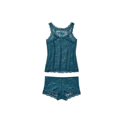 Victoria's Secret PINK ADORE ME Roanne Tank + ShortsSleepSet/Blue Pajama Set Women's Coral Blue