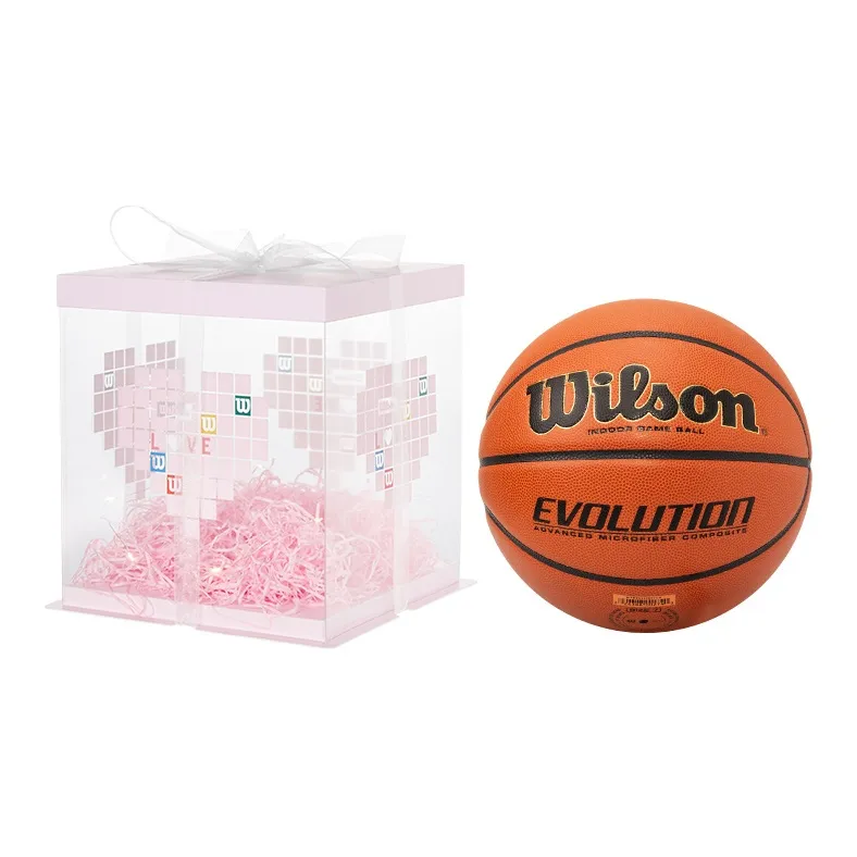 Wilson Artificial Leather Basketball Brown Size 7 Ball Training-6