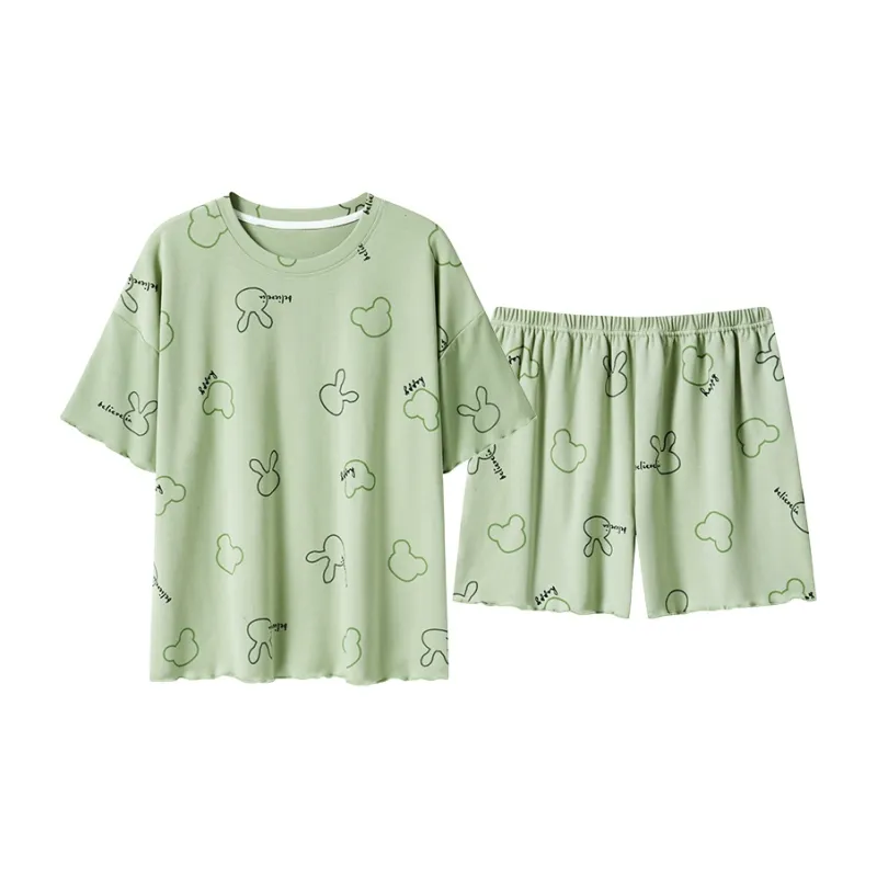GOSO Pajama Set Women's Green Shades-0