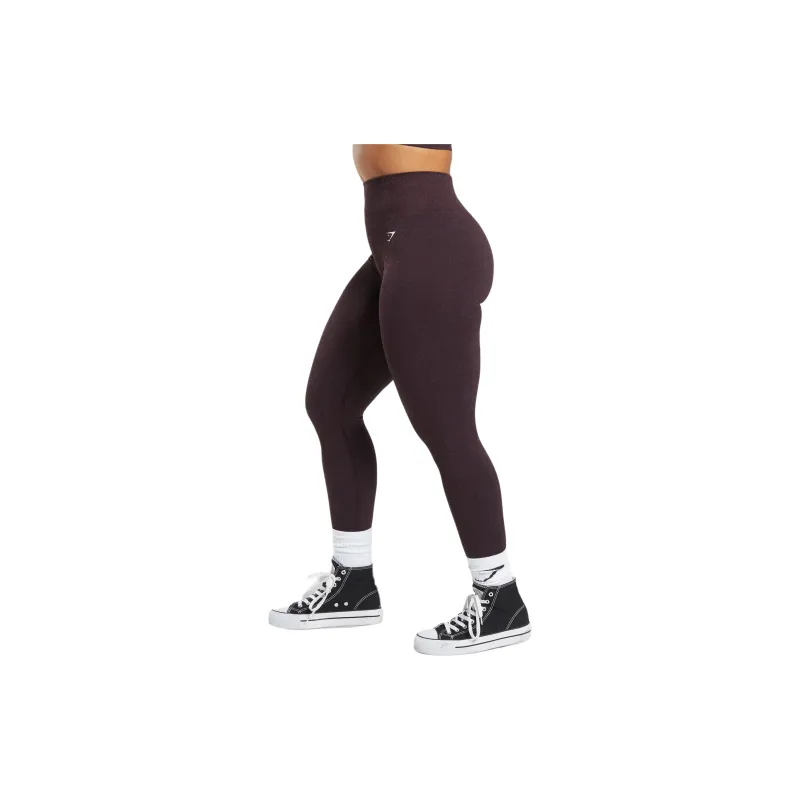GYMSHARK ADAPT FLECK Leggings Women's Plum Brown-2