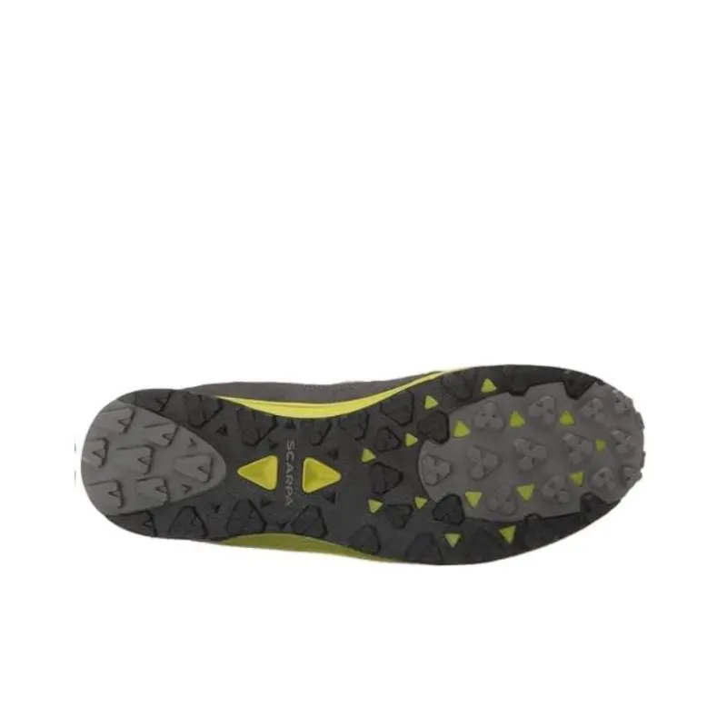 SCARPA Rapid Cushioning Anti-Slip And Wear-Resistant Low-Top Running Shoes Men's Gray Green-4