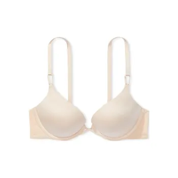 Victoria's Secret VERY SEXY Bombshell Add-2-Cups Smooth Ph-Up Bra/Mn Bra Women's Beige