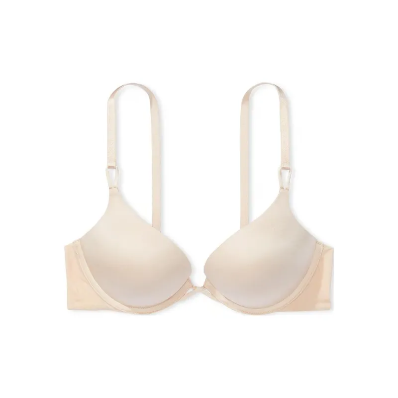 Victoria's Secret VERY SEXY Bombshell Add-2-Cups Smooth Ph-Up Bra/Mn Bra Women's Beige-0