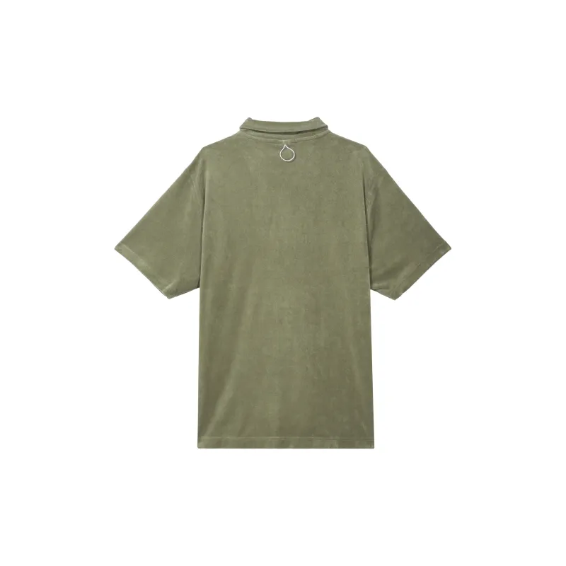 Nike Polo Shirts Men Medium Olive Green-1