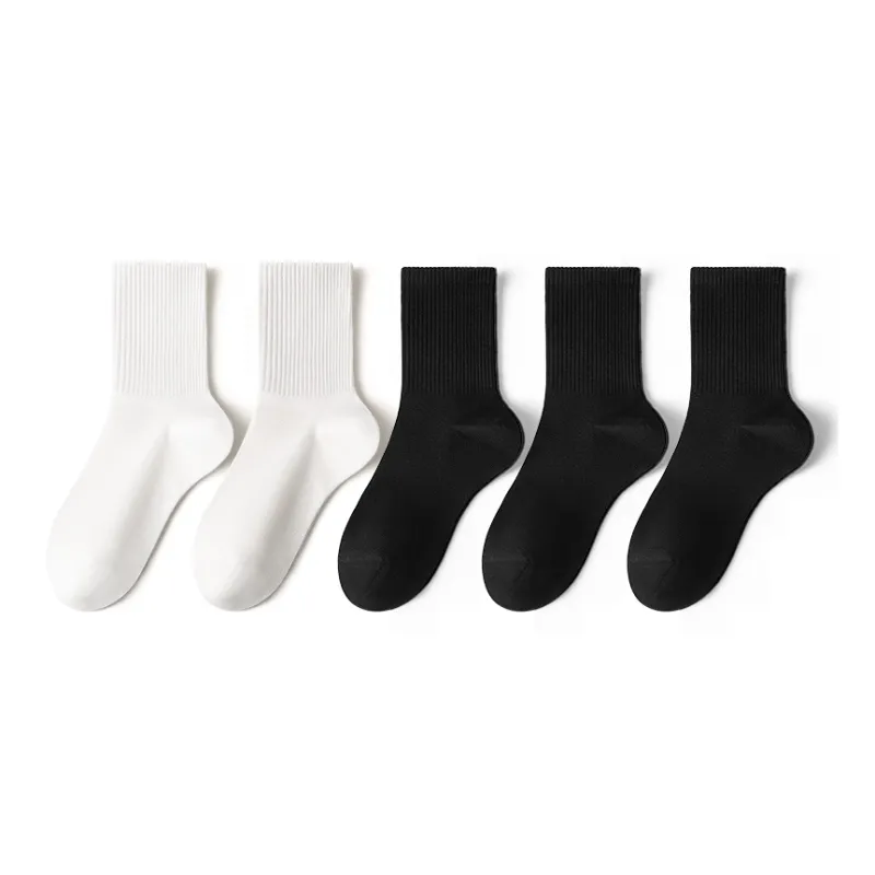 B&C.Room SS24 Mid Calf Socks Fall Winter Unisex 5 Pack-5