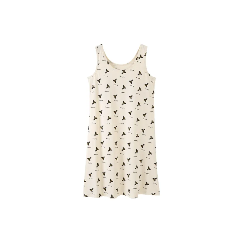 The Story Of The Flower Season Nightgown Women's Apricot-0