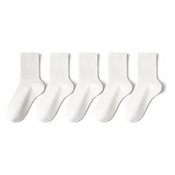 B&C.Room SS24 Mid Calf Socks Fall Winter Unisex 5 Pack
