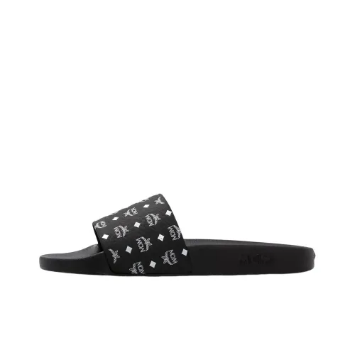 MCM Slide Slippers Women's Black