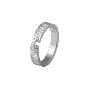 Chaumet Liens Lineage Lifetime Series 18K White Gold Rings Women's