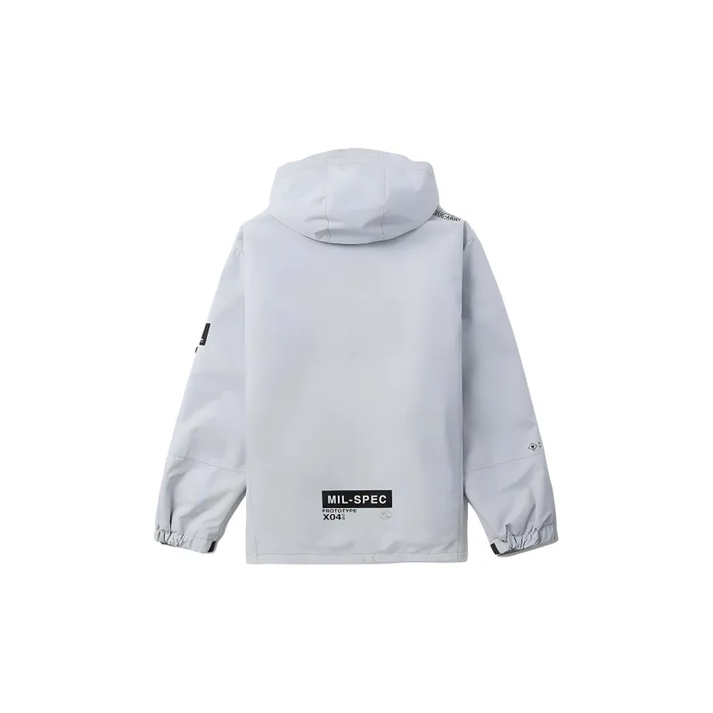 Izzue Logo appliqué Hooded Jacket-5