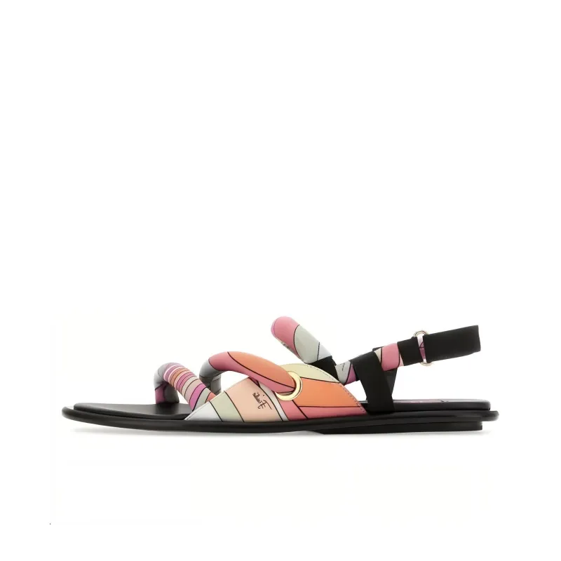 PUCCI Marmo-print Flat Sandals-0