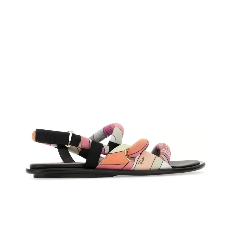 PUCCI Marmo-print Flat Sandals-3