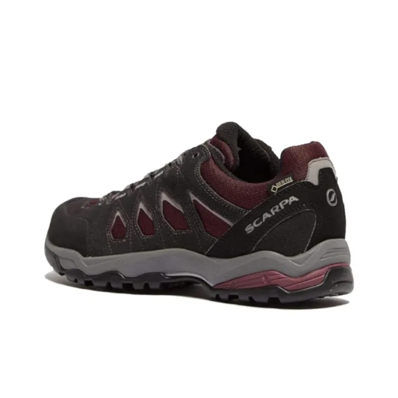 SCARPA Moraine GTX Cushioning Anti-Slip And Wear-Resistant High-Top Trekking Shoes Women's Gray Purple-2