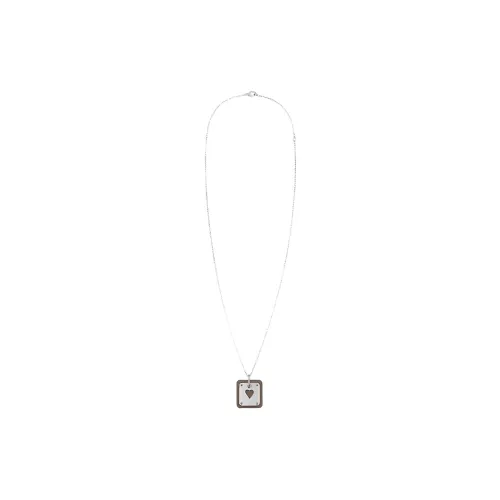 HERMES As De Coeur Necklaces Women's Elephant Gray