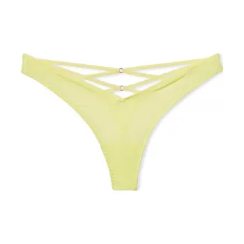 Victoria's Secret PINK VERY SEXY Logo Embroidery Ae Tg Panty/CG Underpants Women's 1 Pack Lemon