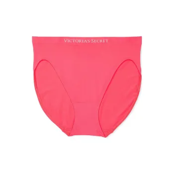 Victoria's Secret PINK SEAMLESS Seamless High-Leg Brief Panty /Hk Underpants Women's 1 Pack Hot Girl Pink