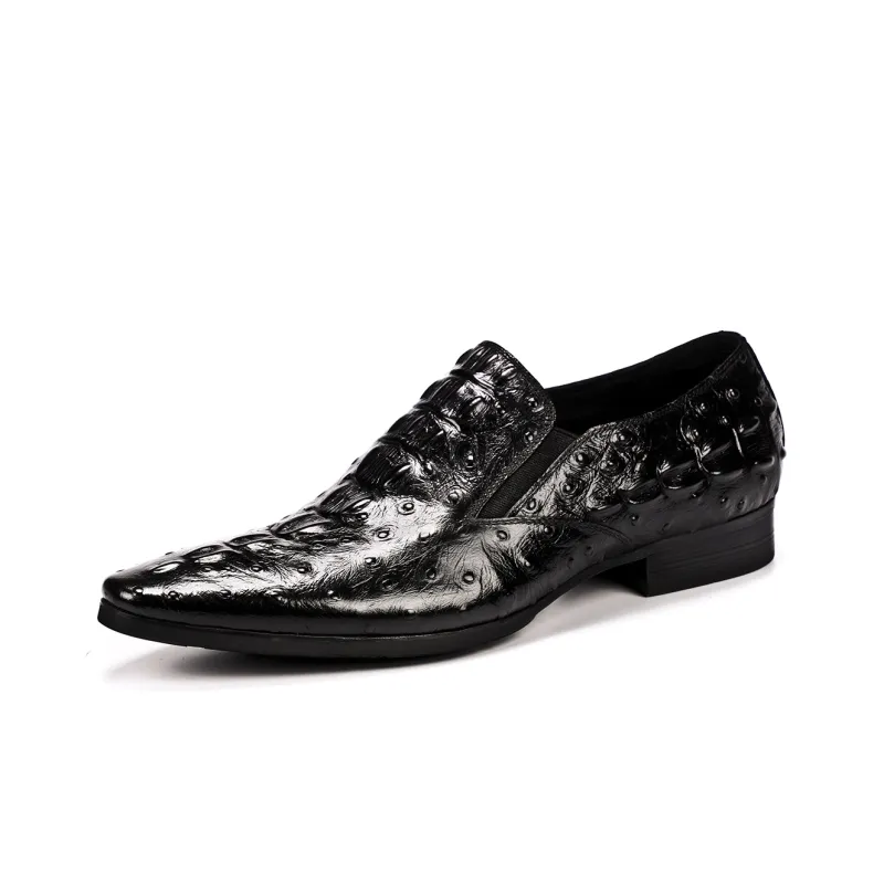 ASTON M.JAZZ Dress Shoes Men Low Top Black/Burgundy/Brown-1