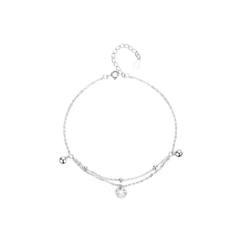 Old Qingyun Silver Building Anklets Women's