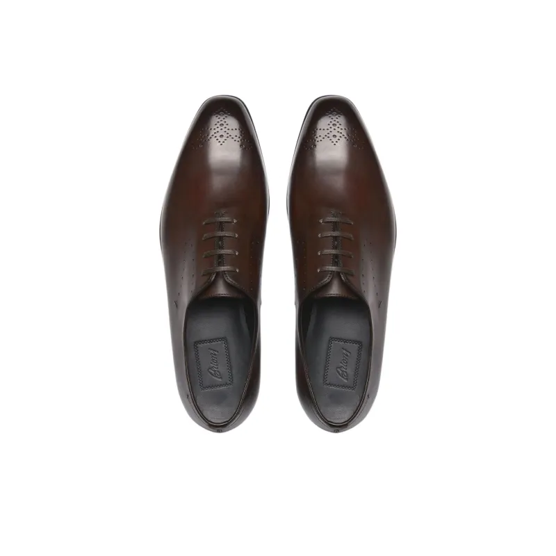 Brioni Dress Shoes Men Low-Top Brown-3