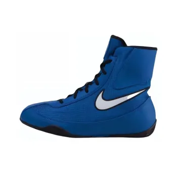 Nike Machomai Team Durable Breathable High Top Training Shoes Unisex Blue
