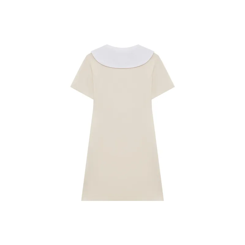 Teenie Weenie Short Sleeved Dress Women's Ivory-1