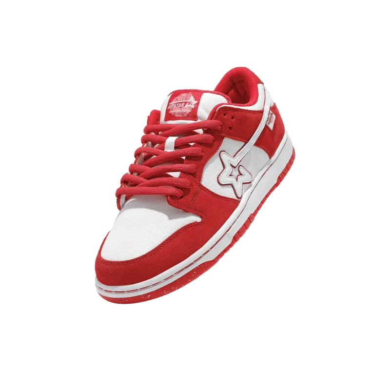RIPSTAR SKBD Low Anti Slip Wear Resistant Low Top Skateboard Shoes Unisex Passionate Love Color Scheme-5