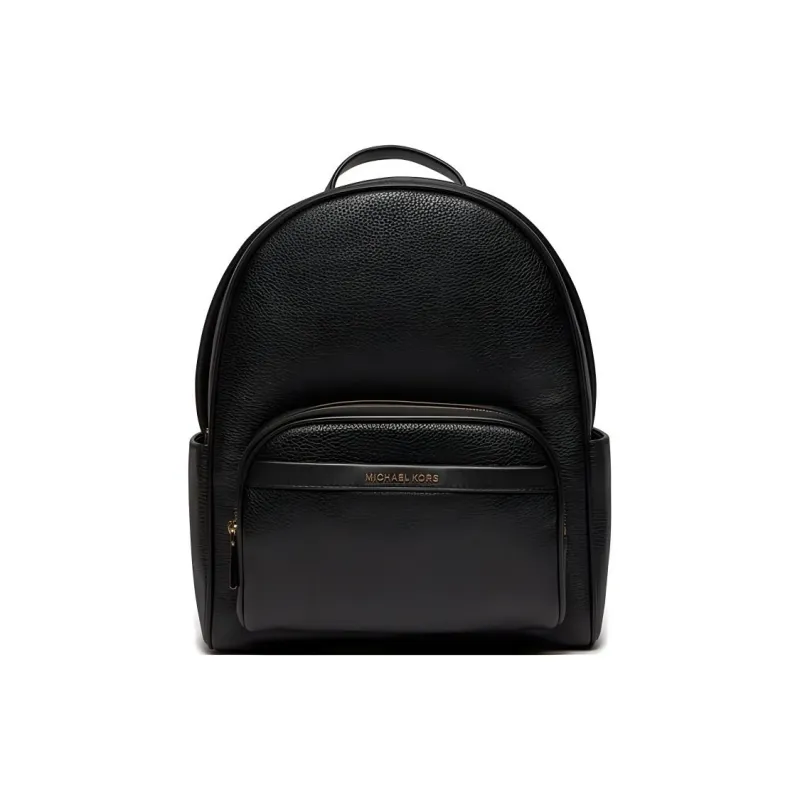 MICHAEL KORS Litchi Grain Leather Backpack Medium Size Women's Black-1