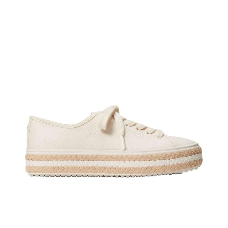 Kate Spade Low-Top Skateboard Shoes Women's Beige-1