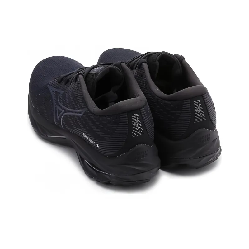 Mizuno Women's Wave Rider 26 'Black Dark Grey' Women's-2