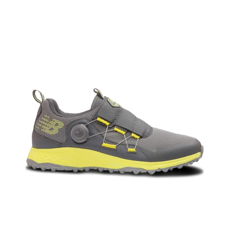 New Balance NB Fresh Foam 4700 V1 SL BOAR G Cushioning Breathable Low Top Golf Shoes Men's Gray Yellow-1