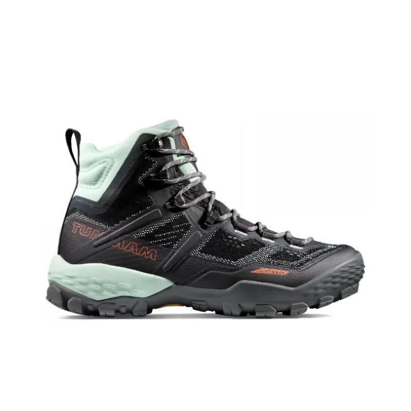 MAMMUT Ducan Hiking / Trekking Shoes Men High Top Black Green-1