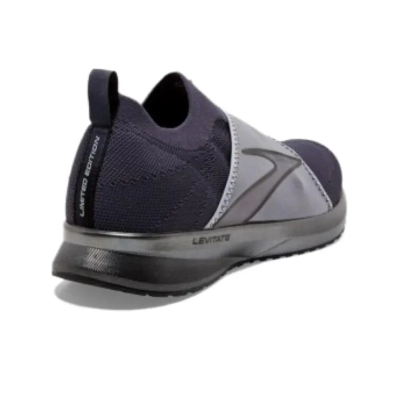 Brooks Levitate GTS Cushioning Wear-Resistant Low-Top Running Shoes Men's Gray Blue-2