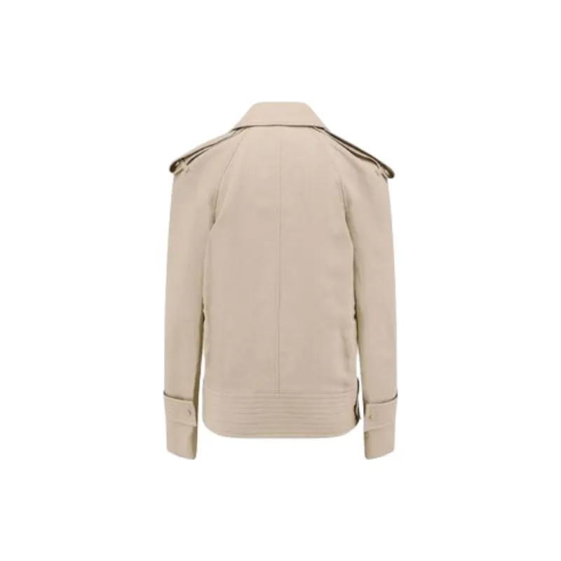 Burberry Off centre Canvas Trench Jacket-1