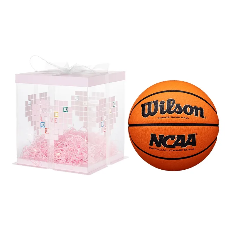 Wilson NCAA Collection WZ1003301CN7 Microfiber Leather Basketball Brick Size 7 Training Unisex-6